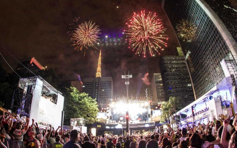 Programação do Ano Novo na Avenida Paulista