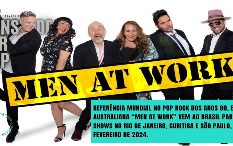 Men At Work anuncia turnê no Brasil em 2024