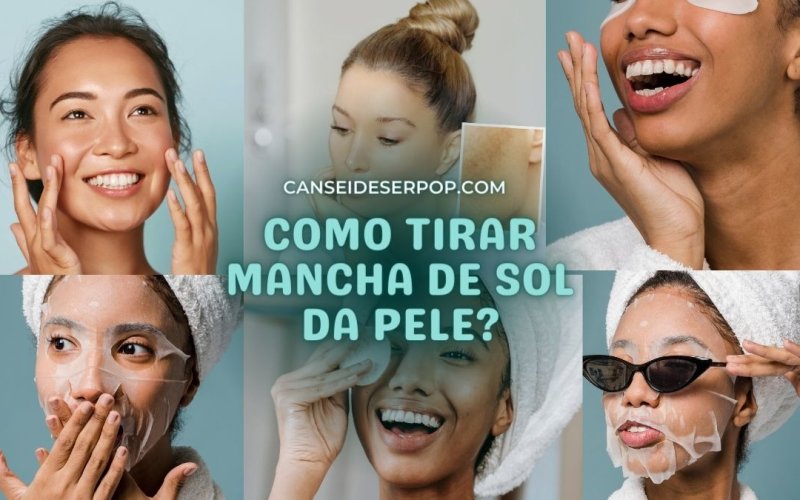 Como tirar mancha de sol da pele?